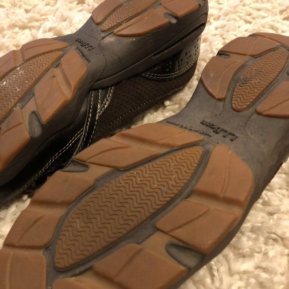 LL Bean Sz 7 Med Brown Slip On Shoes Active Wear - Picture 6 of 8